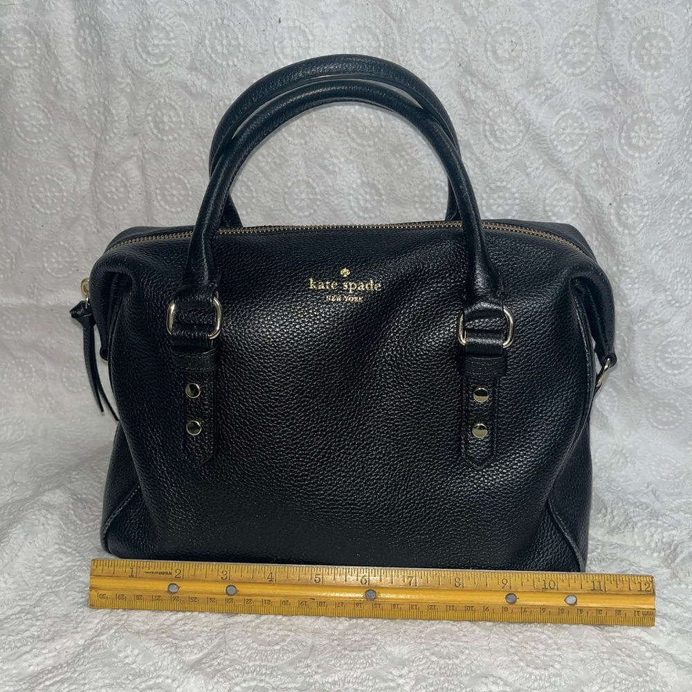 Black Leather Kate Spade Purse